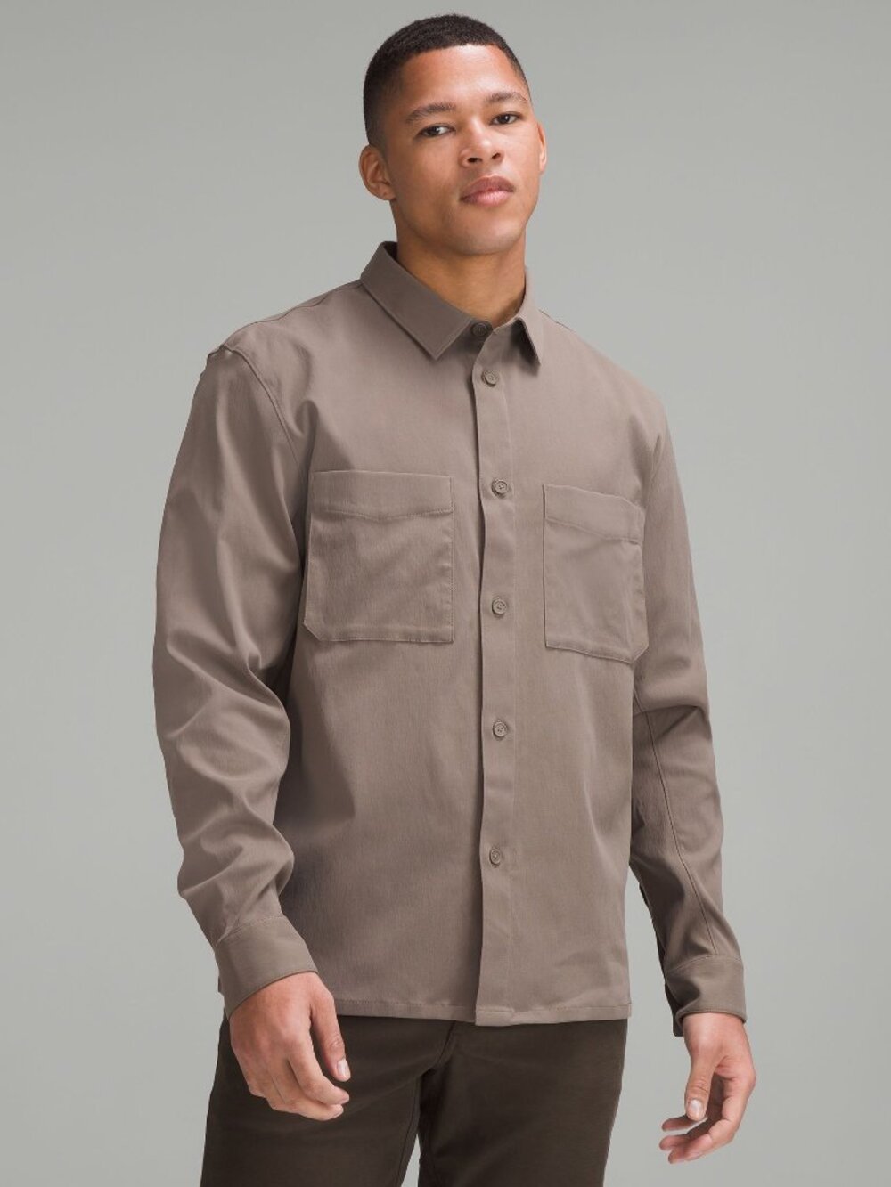 Lululemon Men's Relaxed-Fit Long Sleeve Button-Up - Nomad
